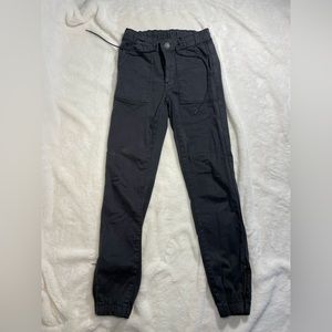 American Eagle | Women “Washed Black” cargo jeggings